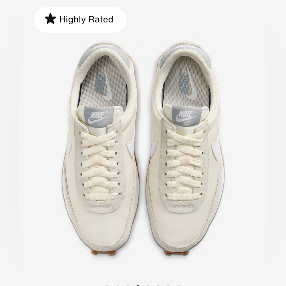 Nike Women's Daybreak Sneakers - Cream and White
